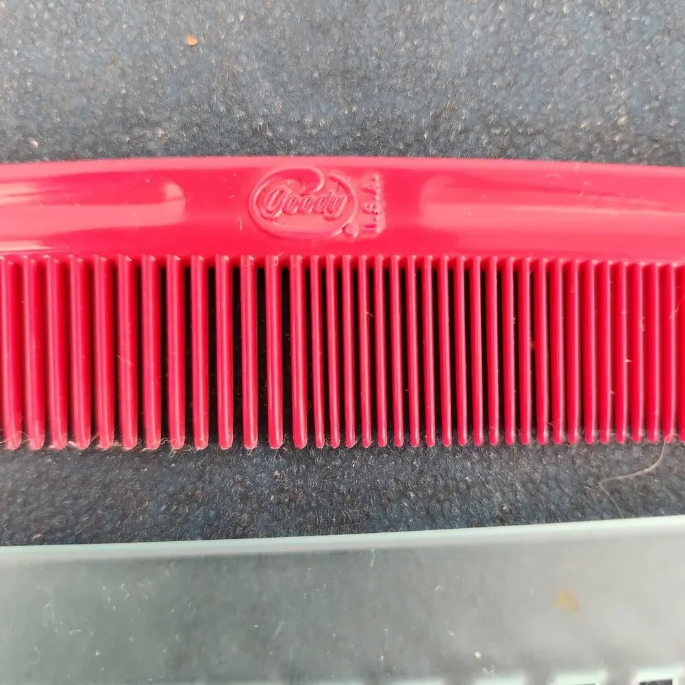 Lot of 5 Plastic Combs Diane Conair Goody Hair Tools